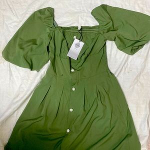 Green Woman’s Dress